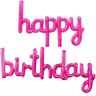 Мини-Надпись "Happy Birthday", Фуше