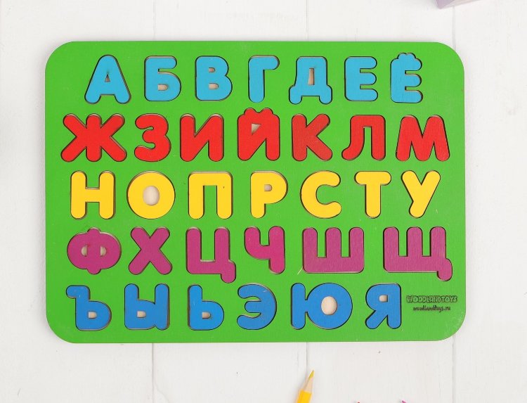 Пазл деревянный музыкальный «Алфавит»