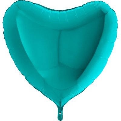 СЕРДЦЕ 36" Металлик Tiffany