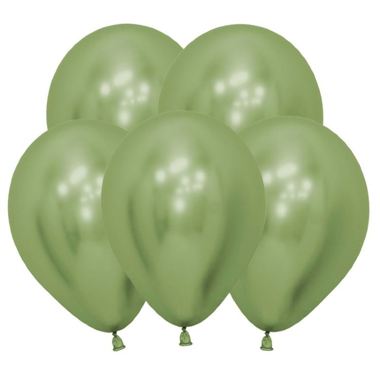 Рефлекс Лайм (Зеркальные шары) / Reflex Lime Green 12"/30 см 12 шт