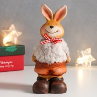 Сувенир "Коричневый зайка в шортиках"