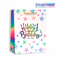 Пакет Вспоминая LV, Дизайн №1, Бежевый, Металлик, 41,5*30*12 см