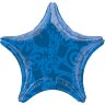 Звезда Шары и Подарки Синяя / Festive Blue