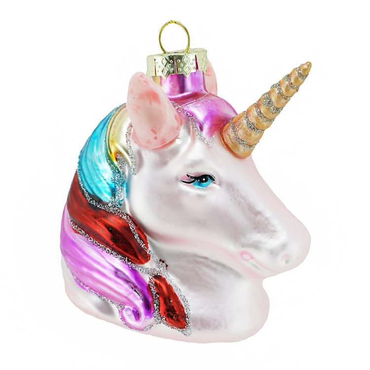 Елочная игрушка "Единорог"