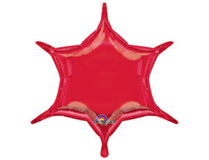 Б/РИС ШЕСТИКОНЕЧНИК 22" Металлик Red